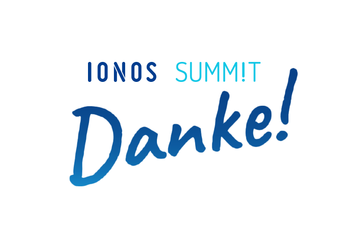 IONOS Summit - Danke!